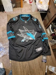 Fanatics Mens NHL San Jose Sharks Evander Kane #9 Breakaway Jersey Size XL New - Picture 1 of 10