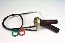 Genuine Domino XM2 Gold Quick Throttle and Cables for Aprilia RSV1000 Mille