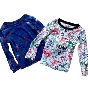 Joe Fresh Set of 2 Pyjama Graffiti Shirts ( 4T ) - Picture 1 of 1