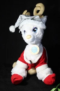 Build a Bear Rentier GOLDEN GLITZERN mit Grinch Weihnachtsmann Anzug - Bild 1 von 8