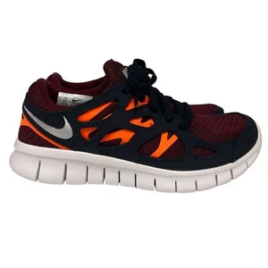 ¡NUEVO! Zapatillas Nike Free Run 2 negras rojas naranjas talla 5,5 - Imagen 1 de 8