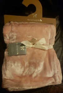 Mon Lapin Velvet Peach 30 x 40" Baby Blanket NWT. Reversible! Sooooo Soft! - Picture 1 of 4