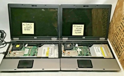 2 HP Compaq 6535b 14" AMD Laptops For Parts Power On No Video NO Keyboard JR - Image 1 of 4