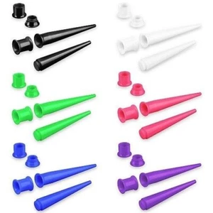 Dehnstab Expander Tunnel Dehner Ohr Plug Piercing 2 in 1 Set Dehnungsstab - Imagen 1 de 7