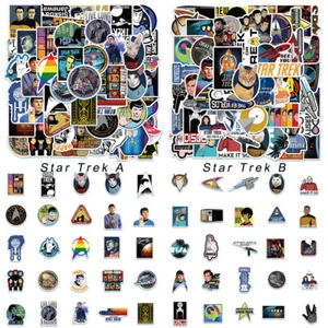 50 Stück Star Trek Das Original TV Aufkleber James Tiberius Kirk Spock Nyota Uhura - Bild 1 von 17