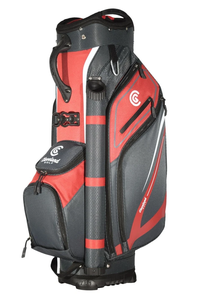 CLEVELAND LITE CART 2024 GOLF BAG - RED/CHARCOAL - NEW! - image 1 of 1