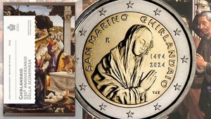 SAN MARINO 2024- 2 EURO COMMEMORATIVO GHIRLANDAIO DISPONIBILE FDC-BU - Imagen 1 de 2