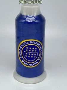 Embroidery machine polyester thread 5000 yds ( cone , spool ) - Picture 1 of 16