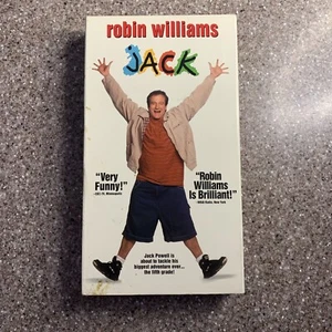 VINTAGE Jack (VHS, 1996) Robin Williams VHS VCR Video Tape - Picture 1 of 4
