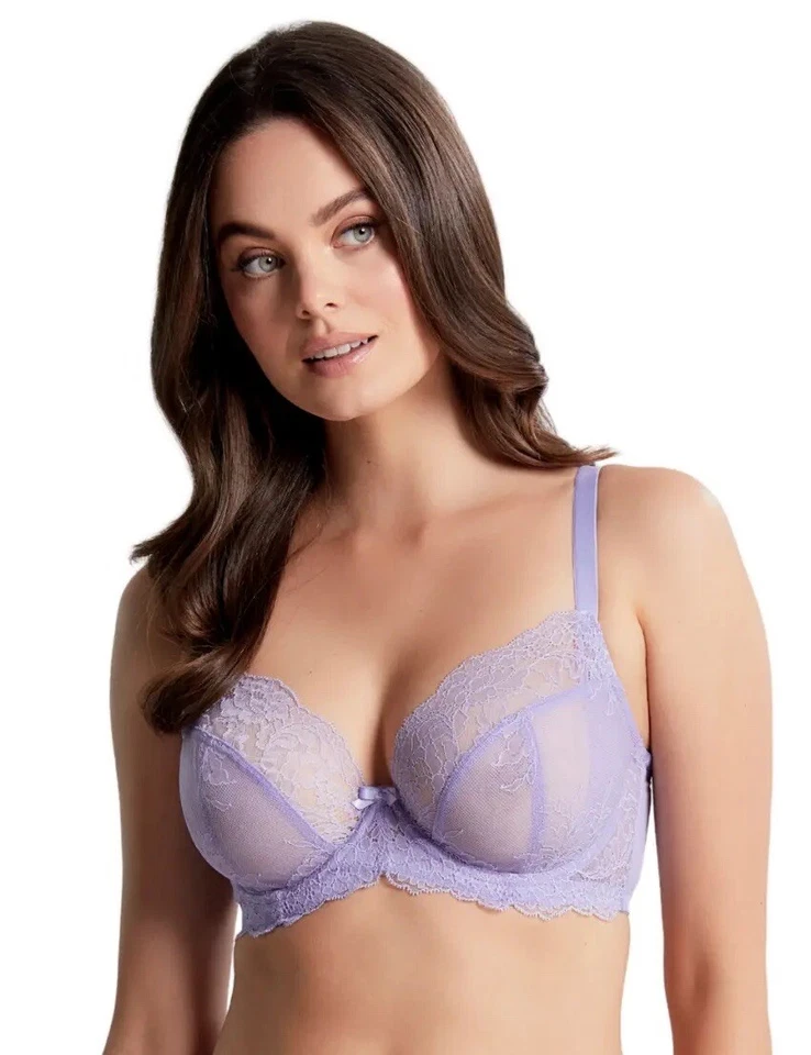 Panache Ana Sweet Lavender Purple Plunge Bra - image 1 of 4