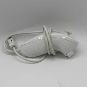 Nintendo Wii White Nunchuck Controller RVL-004 OEM Untested EUC - Picture 1 of 2