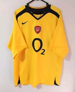 Arsenal FC Nike 2005/06 Away Shirt Jersey Soccer Football - Picture 1 of 7