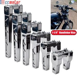 Elevador de manillar estilo club para Harley Touring Dyna Softail Road King barra de 1-1/4" - Imagen 1 de 102