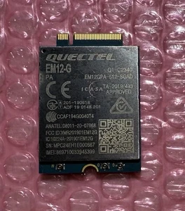 Quectel EM12-G 4G LTE CAT 12 M.2 Modem Module - Photo 1/1