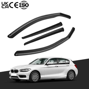 Deflectores de viento para BMW Serie 1 F20 2011-2019 5 puertas hatchback clips negros - Imagen 1 de 18