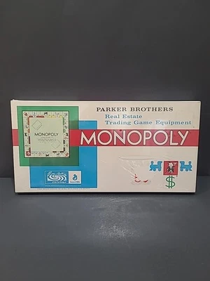 Juego de mesa vintage Parker Brothers Monopoly años 60 1961 nuevo Foto 1 de 4