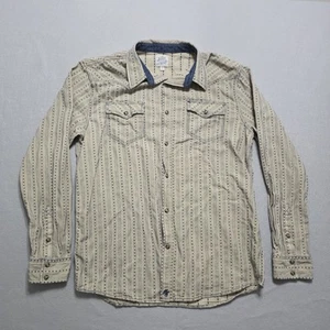 Moonshine Spirit Herren Large Brad Paisley Pearl Snap Western Bourbon Street braun - Bild 1 von 14