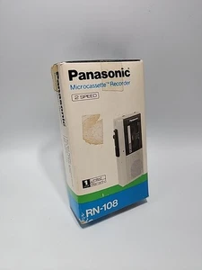 Panasonic Rn-108 2-Speed Handheld Microcassette Recorder Tested Japan - Picture 1 of 3