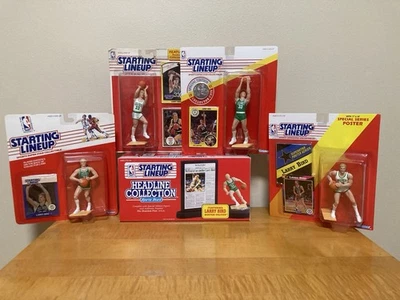 Alineación inicial NBA Boston Celtics Larry Bird Lote de 5: 88’ 90’ 91’ 92’ Titular Foto 1 de 4