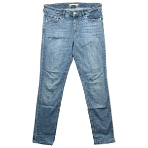 Levi's 711 Skinny Fit Damenjeans 29 x 32 (passt 31 x 27,5) blau gerades Bein Denim - Bild 1 von 13