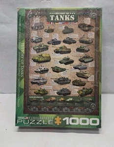 EuroGraphics History of Tanks Puzzle - 1000 Pieces NIB SEALED - Picture 1 of 3