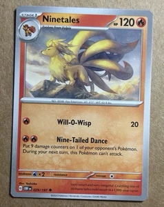 Pokemon Obsidian Flames Ninetales 029/197 - Picture 1 of 1