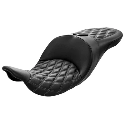 Airhawk Tourist Alto 2-Up Cuero Puntada Diamante Touring FA-DGE-0325DIA Foto 1 de 3