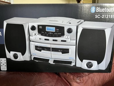 Supersonic SC-2121BT Bluetooth Multi-Media Audio System + Cassette/CD/MP3/AM/FM - Image 1 of 4