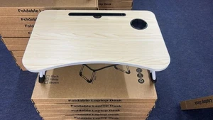 Klappbarer Laptoptisch Betttisch  Laptop Tablett Tisch für Sofa 60x40 cm - Bild 1 von 4