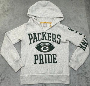 Victoria’s Secret PINK Packers Pride Hoodie Women’s Small NFL Green Bay Gray - Picture 1 of 10