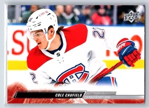 2022 Upper Deck #95 Cole Caufield Montreal Canadiens - Picture 1 of 2