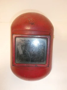 Vintage 91 Jackson Products Fiberglas rot Schweisshelm Kapuze Steampunk Cosplay USA - Bild 1 von 14