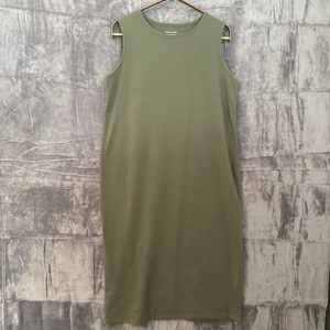 Eileen Fisher Kleid Damen Größe S Grün Bio Baumwolle Nachhaltig Lagenlook - Bild 1 von 6