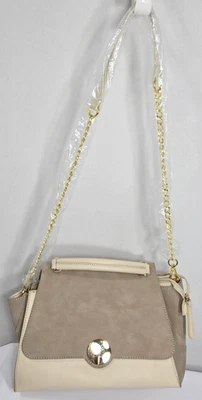 Bolso de mano Nordstroms Sole Sole Society bolso de hombro imitación gamuza cuero beige tostado Foto 1 de 4