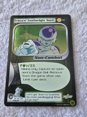 DBZ Dragon Ball Z FOIL Frieza's Featherlight Touch 117 CCG Limited Trunks Saga - Image 1 of 4