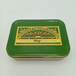 Vintage Golden Virginia Tobacco Tin - No Health Warning - Excellent Condition - Picture 1 of 7