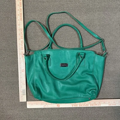 Bolso de Mano Nine West Cartera Verde Imitación Cuero Estampado Leopardo Interior [M532] Foto 1 de 4