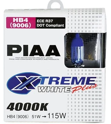 PIAA 9006 (HB4) Xtreme White Plus Halogen Bulbs Twin Pack Part # 19616 - Image 1 of 3