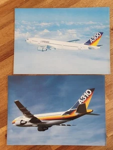 Pair Of Airbus Publicity Prints, A300-600 and A310. - Picture 1 of 2
