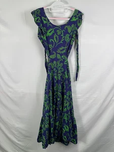 Marissa Webb x RTR Green Cut Out Tiered Dress Size 8 with Fabric Tear - Picture 1 of 7