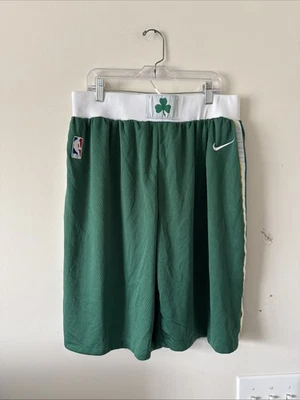 Men’s Nike Boston Celtics Team Game Shorts Shamrock Authentic NBA Sz 54 - Green - Image 1 of 4