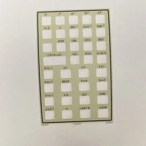 Standard overlay Hewlett Packard HP 41C HP 41CV HP 41CX calculator - Picture 1 of 1