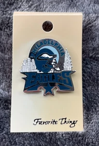 Philadelphia Eagles Metall Emaille Pinback NOS - Bild 1 von 4