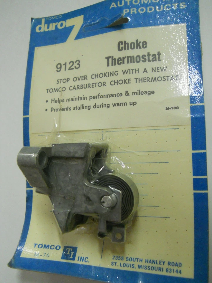 Termostato obturador de carburador Tomco 9123 para Pontiac 250 1975-1976 con Rochester Foto 1 de 2