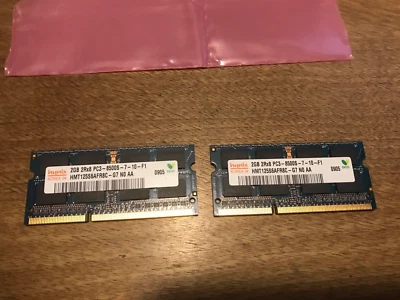4GB (2X2GB) SODIMM DDR3 Memory - fits Apple iMac Core 2 Duo 2.66 24" Early 2009 - Image 1 of 2