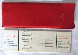 Nachlass-Fundzustand-Vintage-Shell Lackierschablone in original Etui-Epikole- - Bild 1 von 6