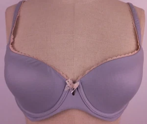 Victoria's Secret Body By Victoria Gray Nylon Underwired T Shirt Bra Size 32 C - Picture 1 of 14