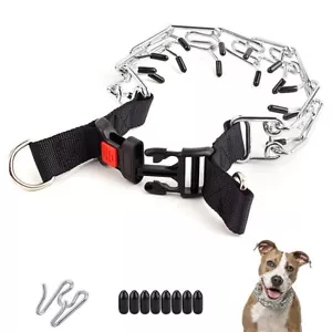 Martingale Dog Training Shepherd Collars Pet Shock Prong Collar with Twin O Ring - Bild 1 von 10