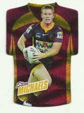 2010 NRL SELECT CHAMPIONS JERSEY DIE CUT BRONCOS STEVE MICHAELS JDC10 CARD