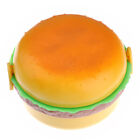 3-Tier Hamburger Shaped Lunch Box - Complete with Utensils for Kids' Meals